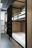 Кровать в общем номере (мужской номер), Хостел Why not Hostel Novosibirsk, Новосибирск