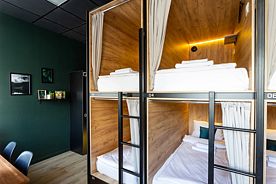 Кровать в общем номере, Хостел Отель Капсульный Caps Hotel, Москва