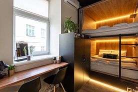 Двухместный номер Standard двуспальная кровать, Хостел Отель Капсульный Caps Hotel, Москва