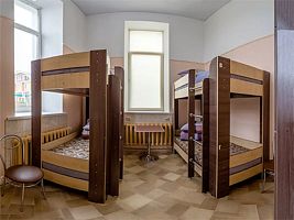 Кровать в общем номере, Хостел Гостевой Двор Паровоз, Бийск