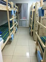 Кровать в общем номере, Хостел Брусника, Петропавловск-Камчатский