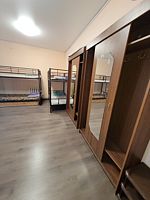 Кровать в общем номере с видом на город, Хостел Main Room, Уфа