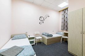 Двухместный номер 2 отдельные кровати, Хостел Онегин, Казань
