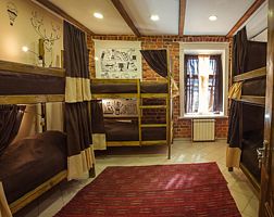 Кровать в общем номере (мужской номер), Хостел ЯсенПень, Кострома