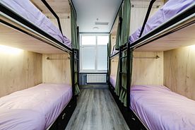 Кровать в общем номере (мужской номер), Хостел Ostanovka Hostel ИП Келлер В.А., Москва