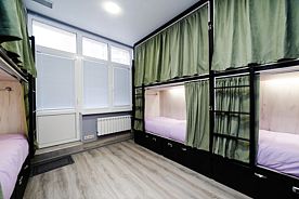 Кровать в общем номере (женский номер), Хостел Ostanovka Hostel ИП Келлер В.А., Москва