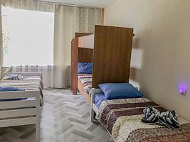 Кровать в общем номере (мужской номер), Хостел Жемчужная Лагуна, Воронеж