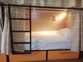 Кровать в общем номере (мужской номер), Хостел Вега, Казань