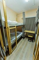 Кровать в общем номере (женский номер) с видом на внутренний двор, Хостел Эвен, Петропавловск-Камчатский
