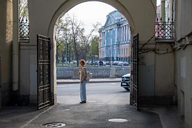 Кровать в общем номере, Хостел Инстахостел Фонтанка 22Б, Санкт-Петербург