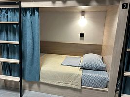 Кровать в общем номере (мужской номер), Хостел Минем Урын, Казань