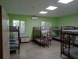 Кровать в общем номере с видом на город, Хостел МВ София, Минеральные Воды