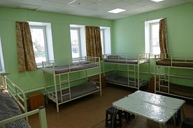 Кровать в общем номере (мужской номер) с красивым видом из окна, Хостел  на Пушкина, Арзамас