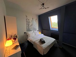 Двухместный номер Standard с видом на сад двуспальная кровать, Хостел Прусс, Калининград