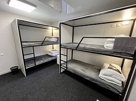 Мужская капсула с красивым видом из окна, Хостел Clean-Hostel, Улан-Удэ