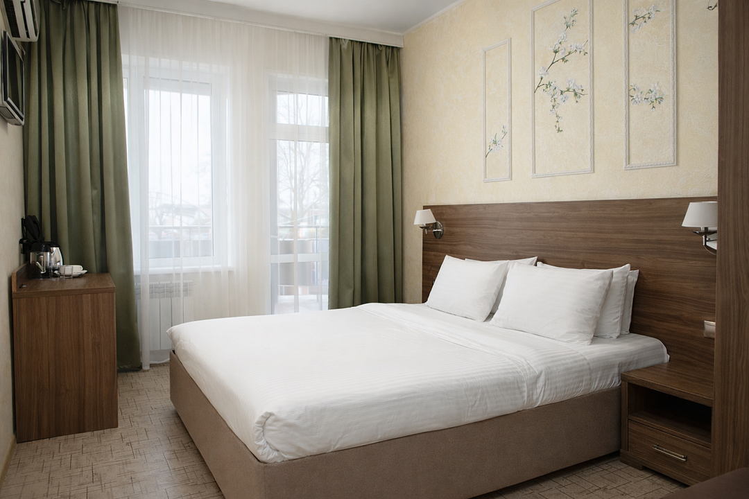 Стандартный 2-местный (с просторным балконом)