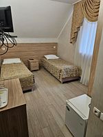 Стандартный номер с двумя кроватями, Гостиница Вираж, Поляна Азау
