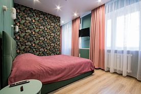 Двухместный номер Standard с балконом двуспальная кровать, Апартаменты Apart House СМ на Выучейского, Архангельск