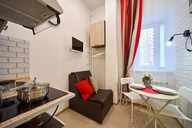 Одноместные апартаменты односпальная кровать, Апарт-отель Апартаменты Demiflat, Битца