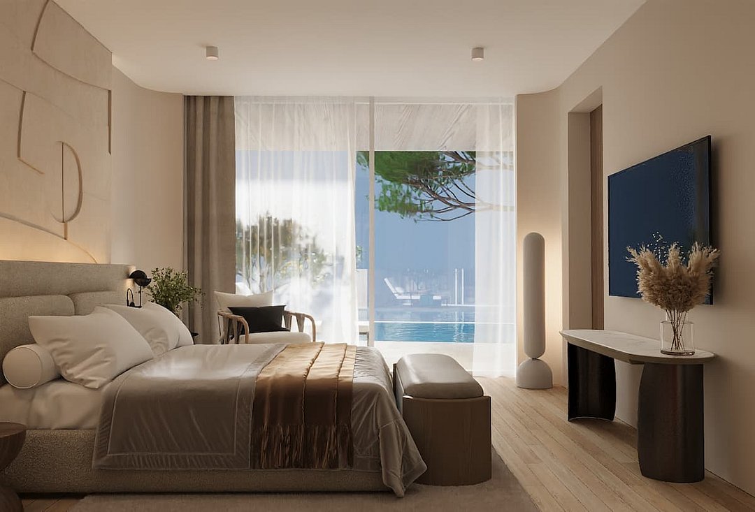 Люкс 2-местный 2-комнатный (с индивидуальным бассейном)