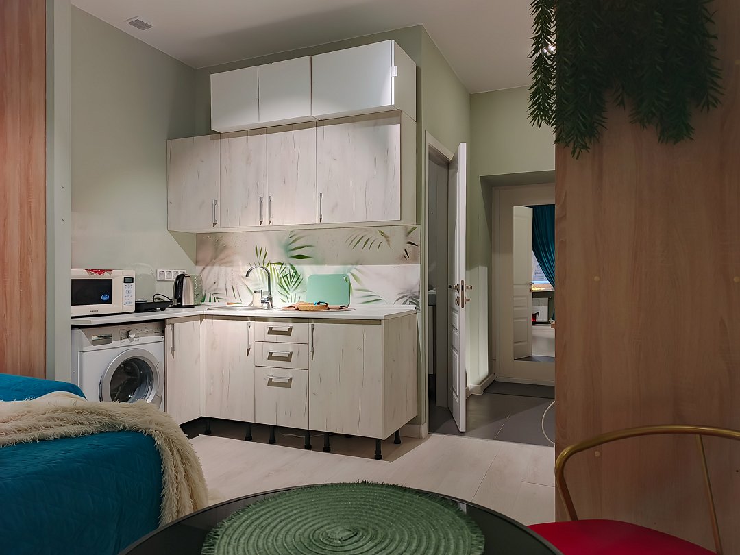 Удобная студия у метро Рижская, Московская область: фото 4