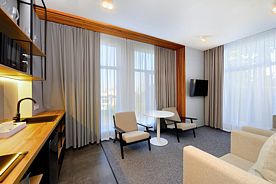 Апартаменты 2х комнатные (30 кв.м), Гостиница Альпийская, Сочи