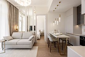 Улучшенный апартамент с балконами "Белый Рассвет", Апартаменты Grand Royal Residences, Сочи