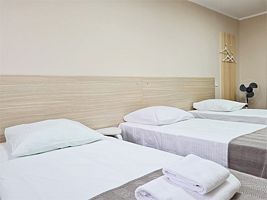 Бюджетный трёхместный номер 9,10,11 (удобства на этаже), Гостиница Дон, Павловск