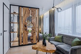 SH Видовая Woods cтудия на 22 этаже, Гостиница Pentahotel Москва, Арбат, Москва