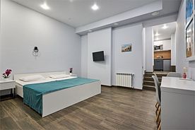 Студия с мини кухней, с фальш-окном., Отель Театральный (Сочи), Сочи