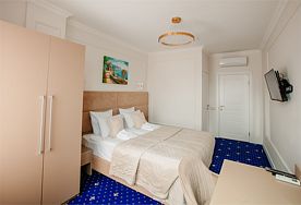 Стандартный двухместный номер с 1 кроватью (STANDART KING ROOM) (с видом во двор), Отель Люмьер, Москва