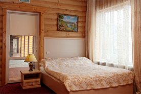 Двуспальный номер в Эко-Домике, Гостиничный комплекс Бережки холл, Егорьевск