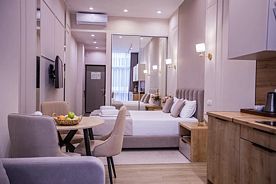 Апартаменты Делюкс Супериор с панорамными окнами, Апарт-отель SunLine LUXury 4*, Сочи