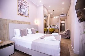 Апартаменты Полулюкс с видом на Навагинскую 3-х местный, Апарт-отель SunLine LUXury 4*, Сочи
