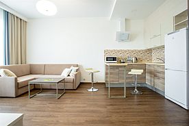 2-комнатные апартаменты Бизнес, Апарт-отель Ramada by Wyndham Novosibirsk Zhukovka, Новосибирск