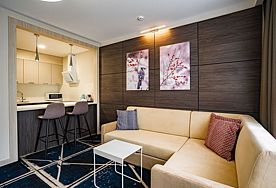 2-комнатные апартаменты Люкс, Апарт-отель Ramada by Wyndham Novosibirsk Zhukovka, Новосибирск