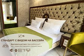 Стандарт с видом на бассейн, Гостиница Сенатор НеоЛит, Сочи