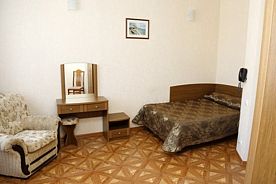 Одноместный однокомнатный номер с балконом, Отель Олимп, Анапа