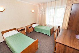 Двухместный номер в блоке 2 категории (эконом), Гостиница Гвардейская, Казань