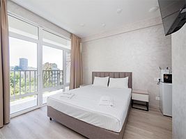 Комфорт с балконом и двуспальной кроватью, Апарт-отель Резиденция Каскад, Сочи