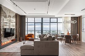 Трехкомнатный апартамент Luxury Dubai с двумя спальнями, Отель PULLMAN Sochi City Centr, Сочи