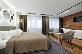 Полулюкс с ванной, Отель White Hill Hotel, Белгород