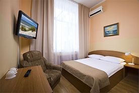 Стандарт двухместный  с двуспальной кроватью, Гостиница Золотая бухта, Калининград