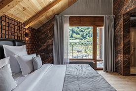 Делюкс с балконом и видом на горы, Отель Stellar Collection Chalet, Эстосадок