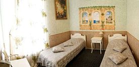 Двухместный номер №4 2 отдельные кровати, Отель Запросто, Камышин
