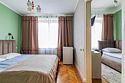 Четырехместный номер ЭКОНОМ СЕМЕЙНЫЙ с собственными удобствами, Гостиница Гостиница Большой Урал, Екатеринбург