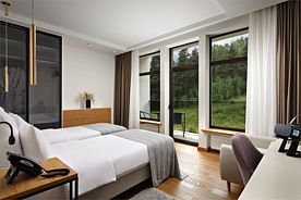 Двухкомнатный Люкс с двумя раздельными кроватями, Апарт-отель Premium Village Arkhyz, Архыз