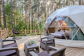 Дом-Сфера Белая, Парк-отель Хвоя, Бердск