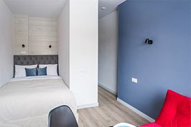 Просторная студия для 4 гостей на Онежской 4/1 (9/3), Апартаменты ApartmentsHomeМалышева42, Екатеринбург