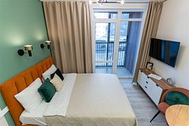 Студия  для пары на 8 марта 204д на 1 этаже (199/1), Апартаменты ApartmentsHomeМалышева42, Екатеринбург